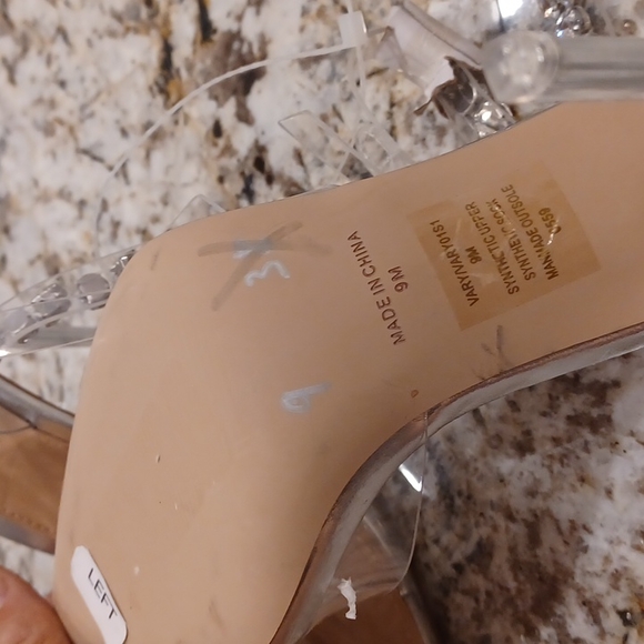 Steve Madden Vary Womens Rhinestone Ankle Strap Dress Heels $150 - Picture 6 of 11